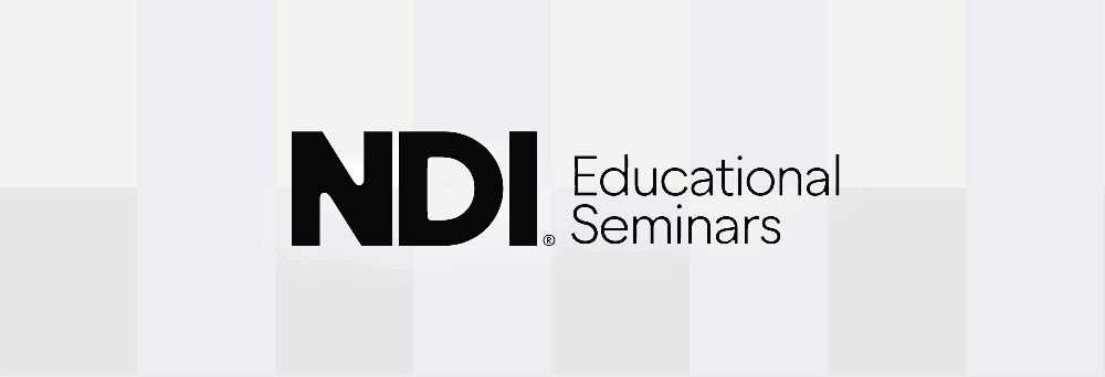 Key visual of NDI Educational Seminars