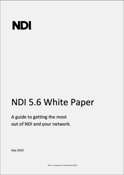 NDI 5.6. White Paper cover