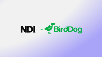 NDI logo and Birddog logo