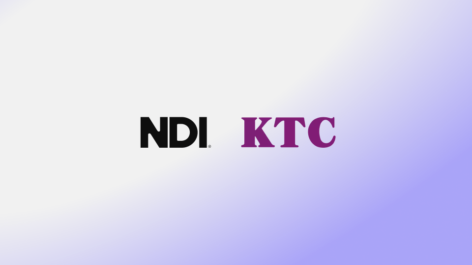 NDI and KTC logos